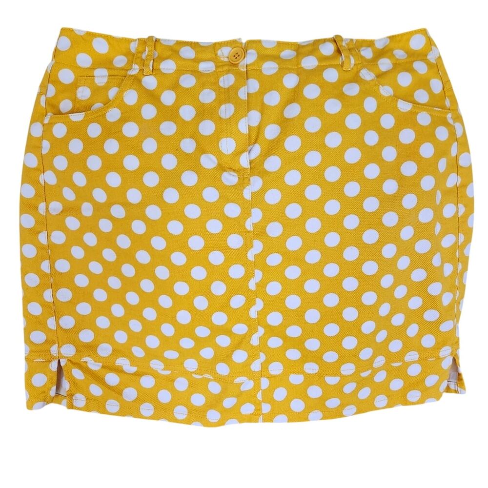 Larry Levine Stretch Retro polka dot skort 12